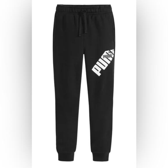 PUMA power graphic sweatpants joggers black - Picture 2 of 4